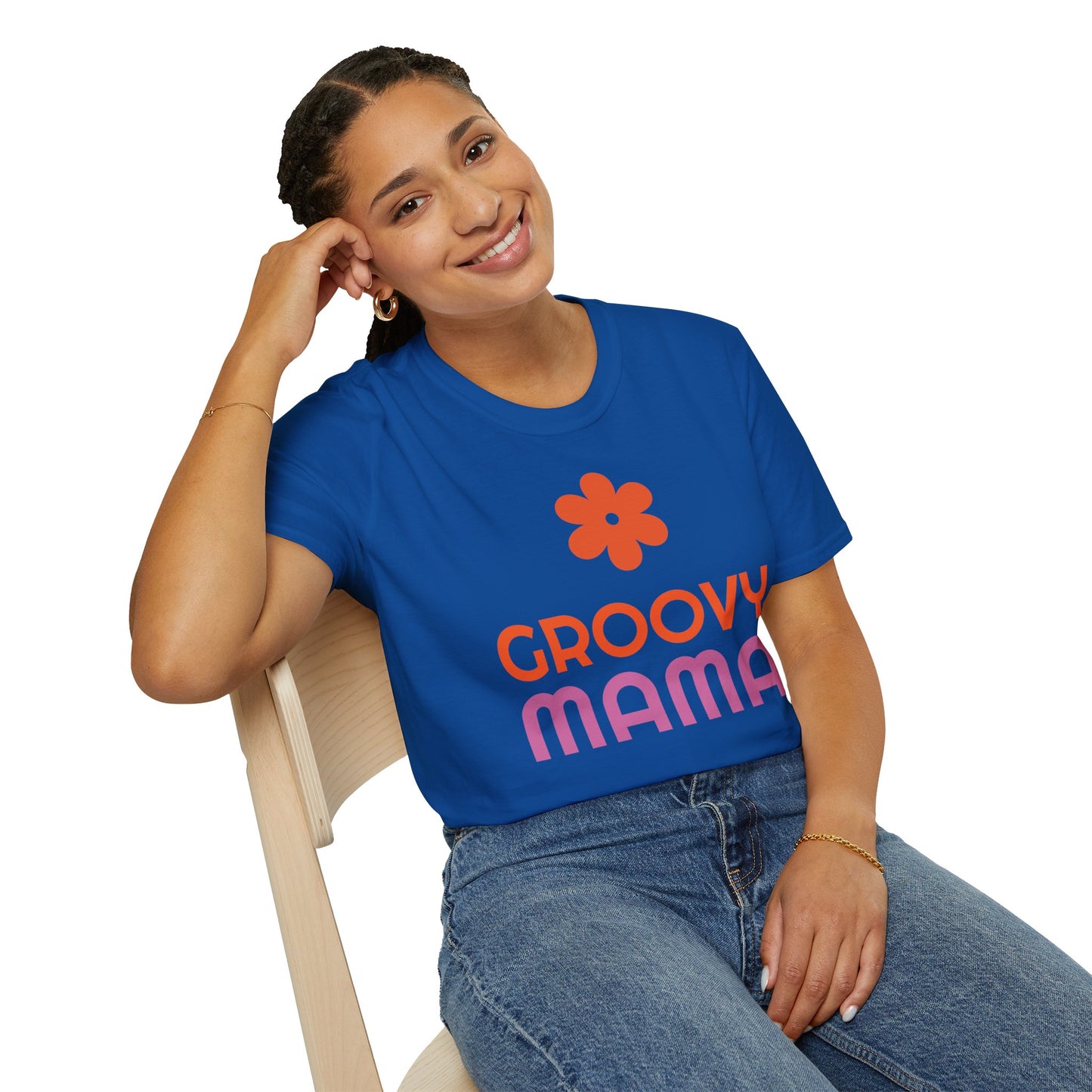 Groovy Mama Unisex Softstyle T-Shirt