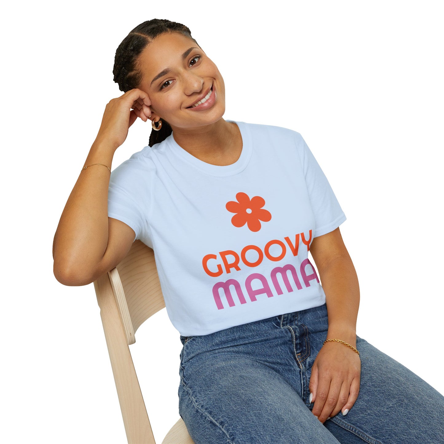 Groovy Mama Unisex Softstyle T-Shirt