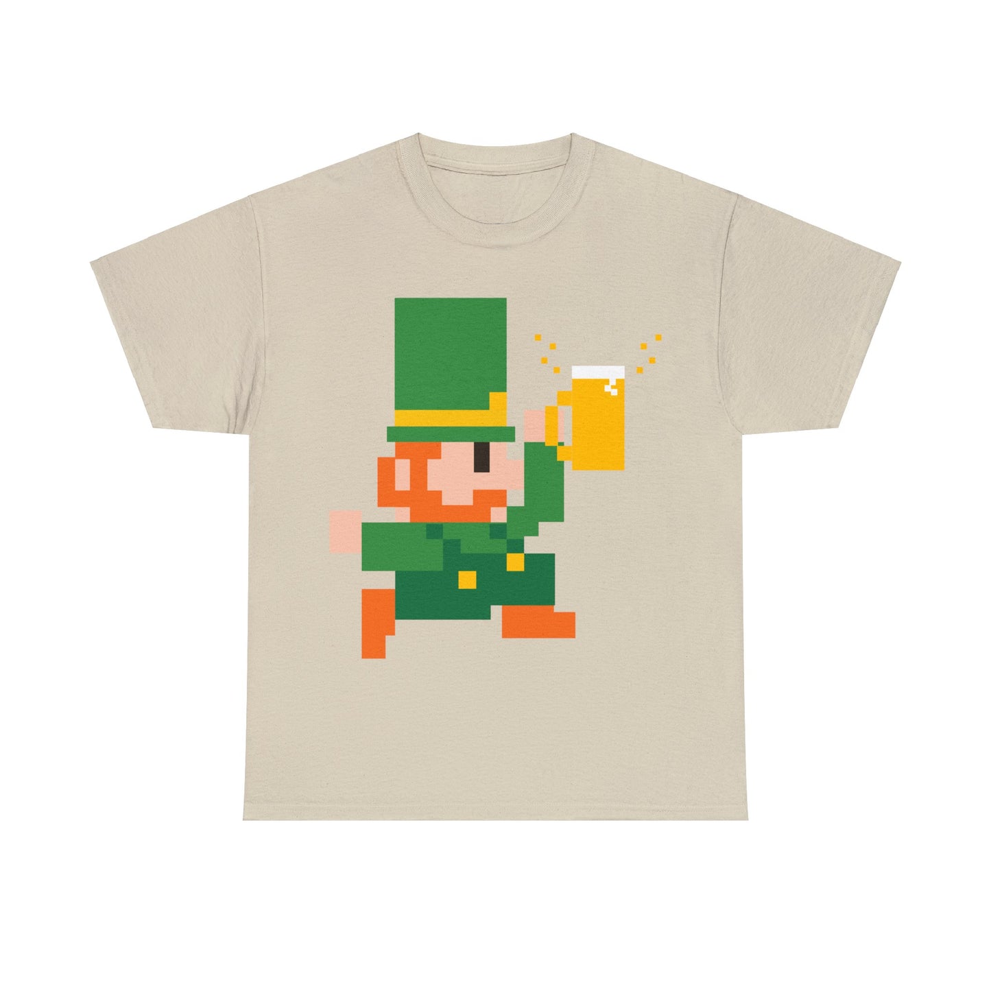 St. Patrick's Day Leprechaun Unisex Heavy Cotton Tee