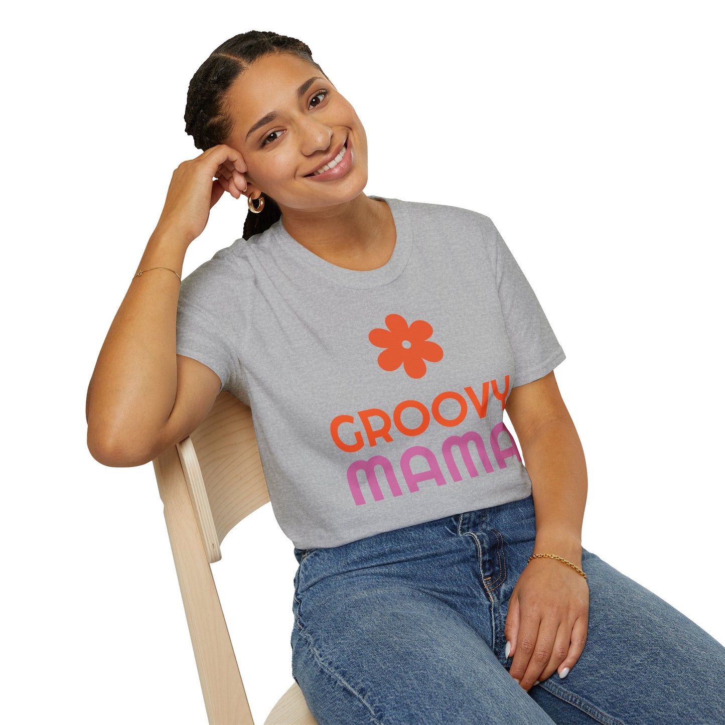 Groovy Mama Unisex Softstyle T-Shirt