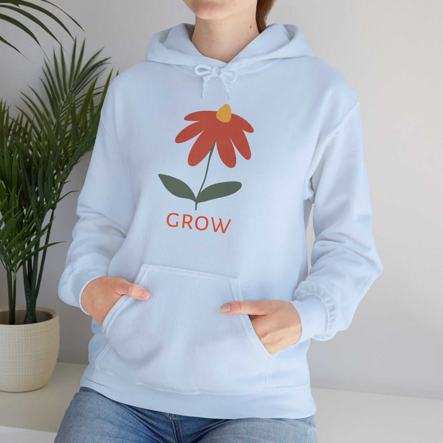 Flower Unisex Heavy Blend™ Hooded Sweatshirt