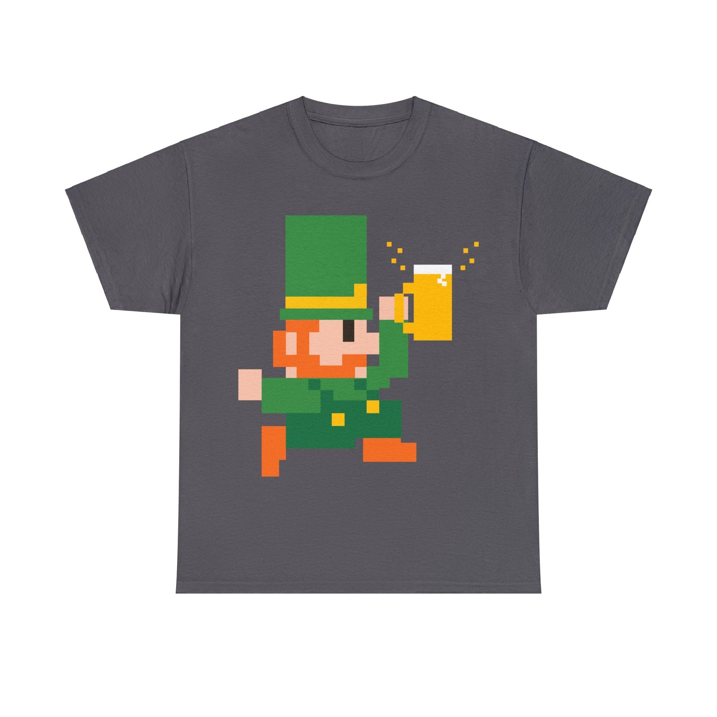 St. Patrick's Day Leprechaun Unisex Heavy Cotton Tee