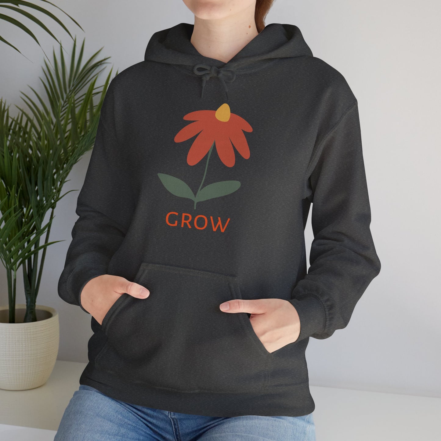 Flower Unisex Heavy Blend™ Hooded Sweatshirt