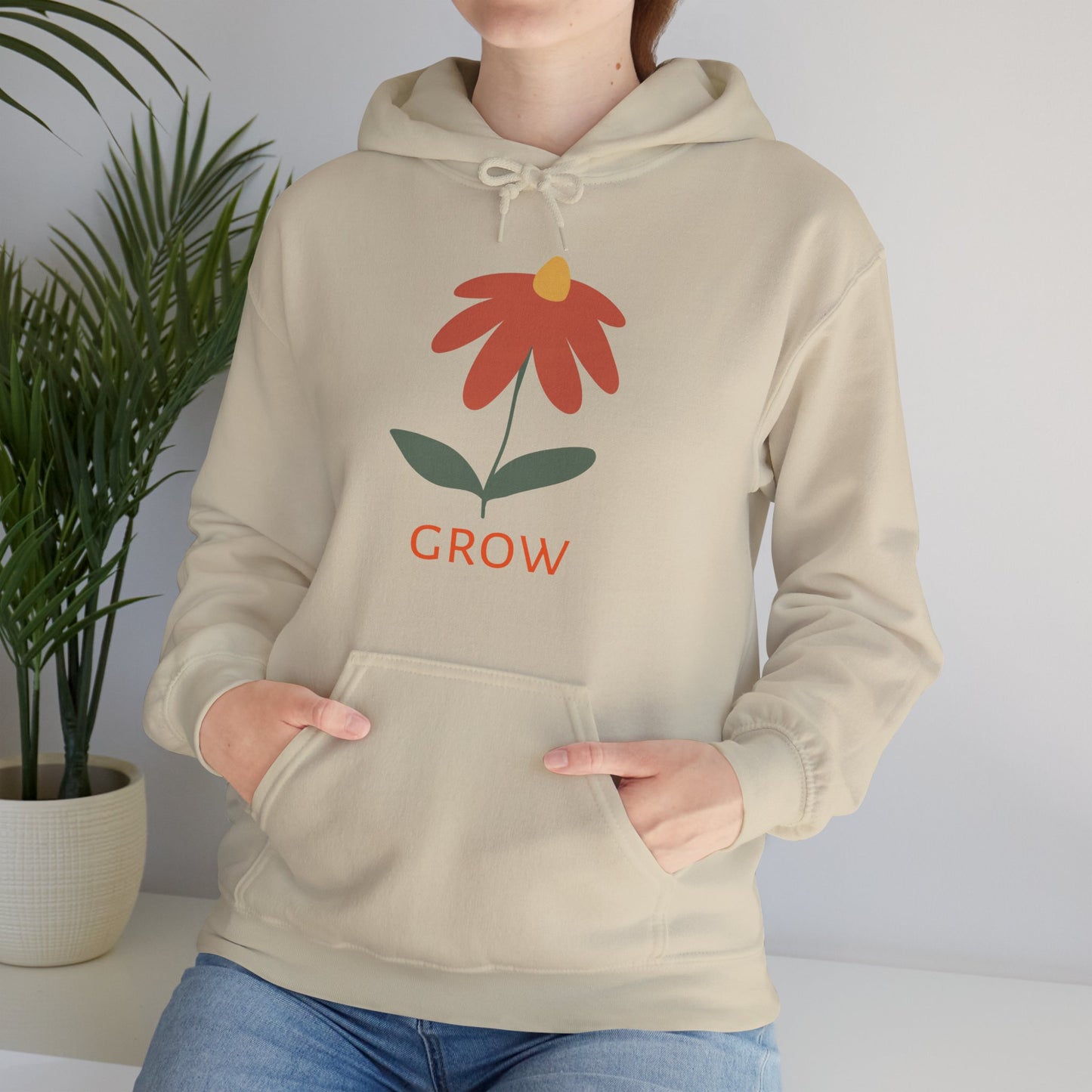 Flower Unisex Heavy Blend™ Hooded Sweatshirt