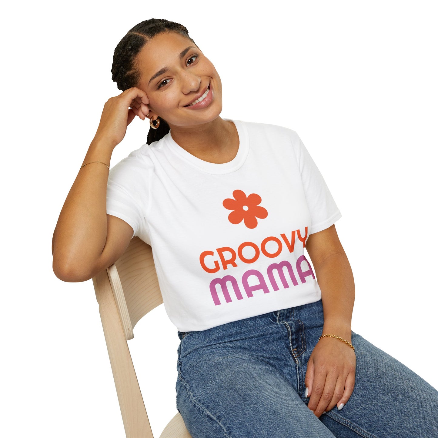 Groovy Mama Unisex Softstyle T-Shirt