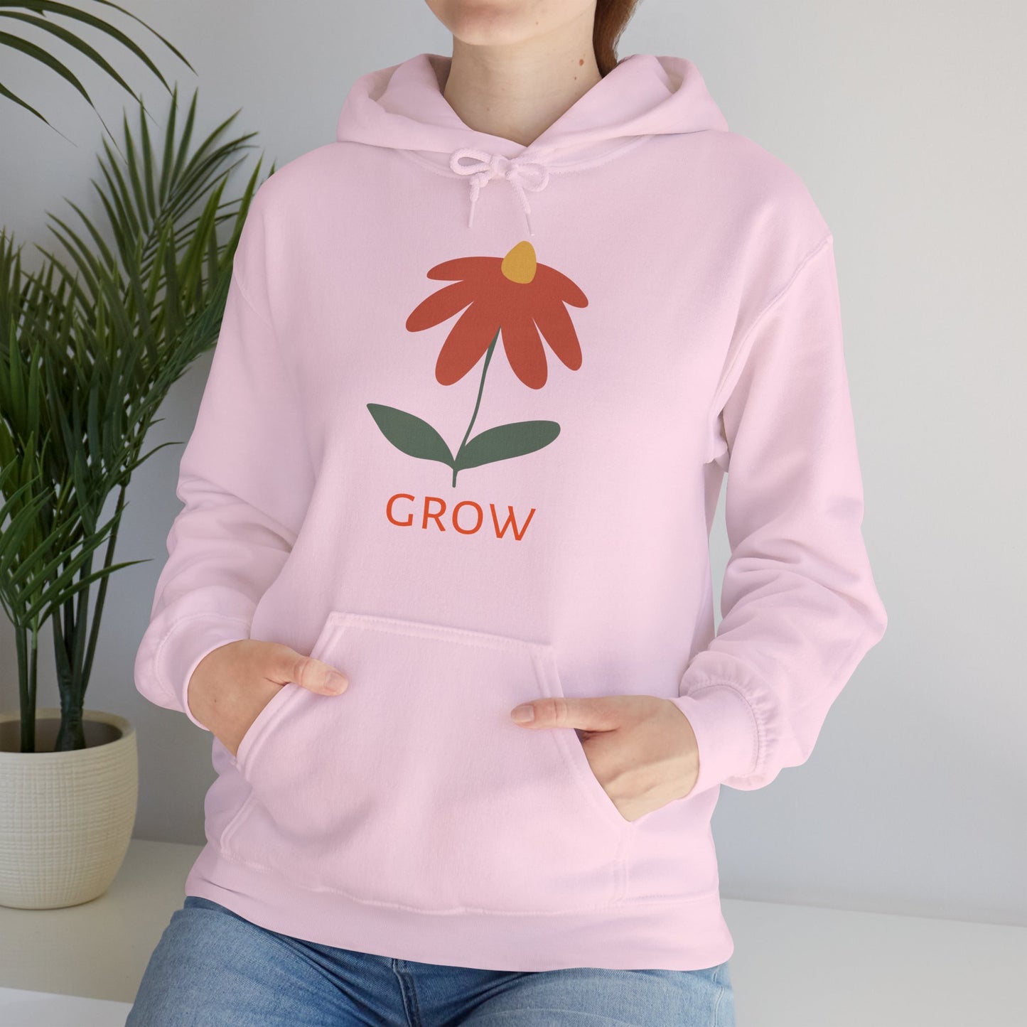 Flower Unisex Heavy Blend™ Hooded Sweatshirt