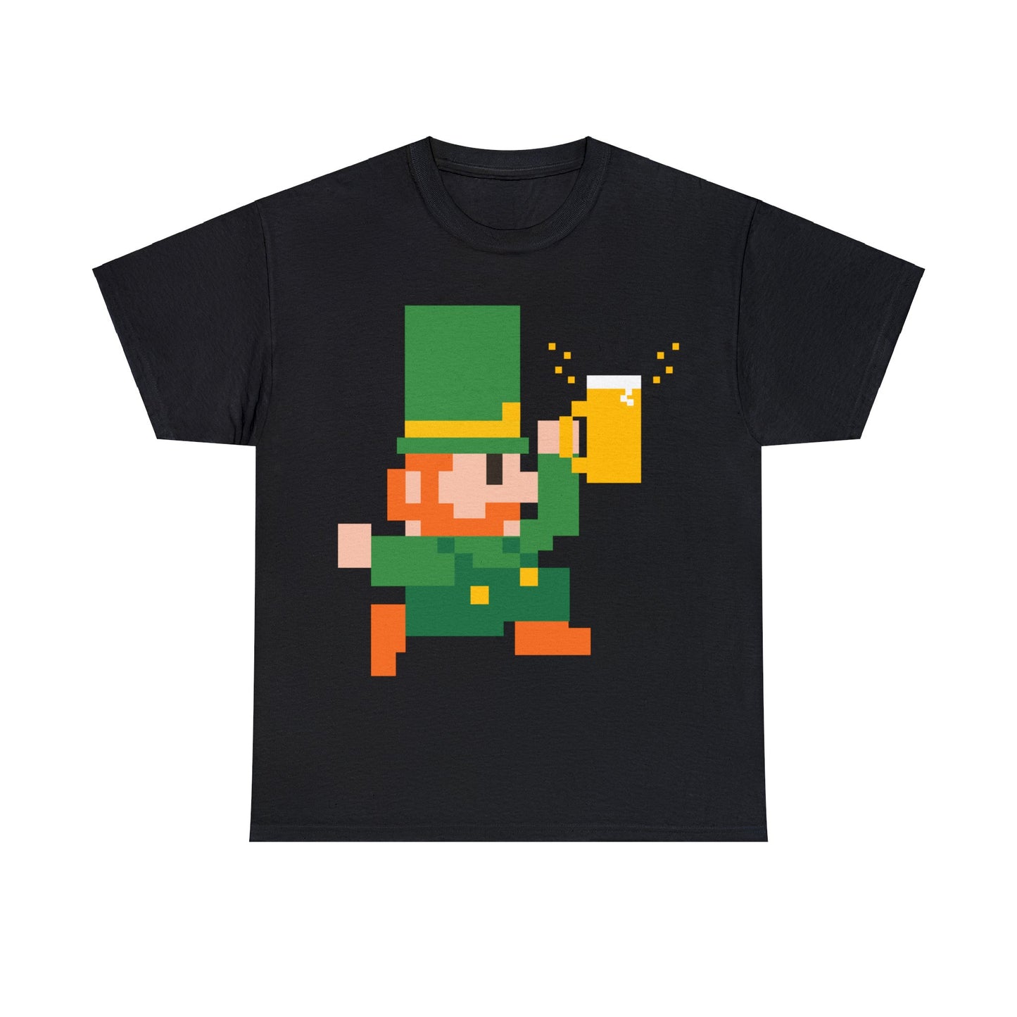 St. Patrick's Day Leprechaun Unisex Heavy Cotton Tee