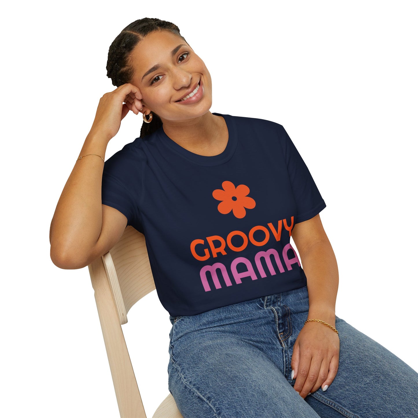 Groovy Mama Unisex Softstyle T-Shirt