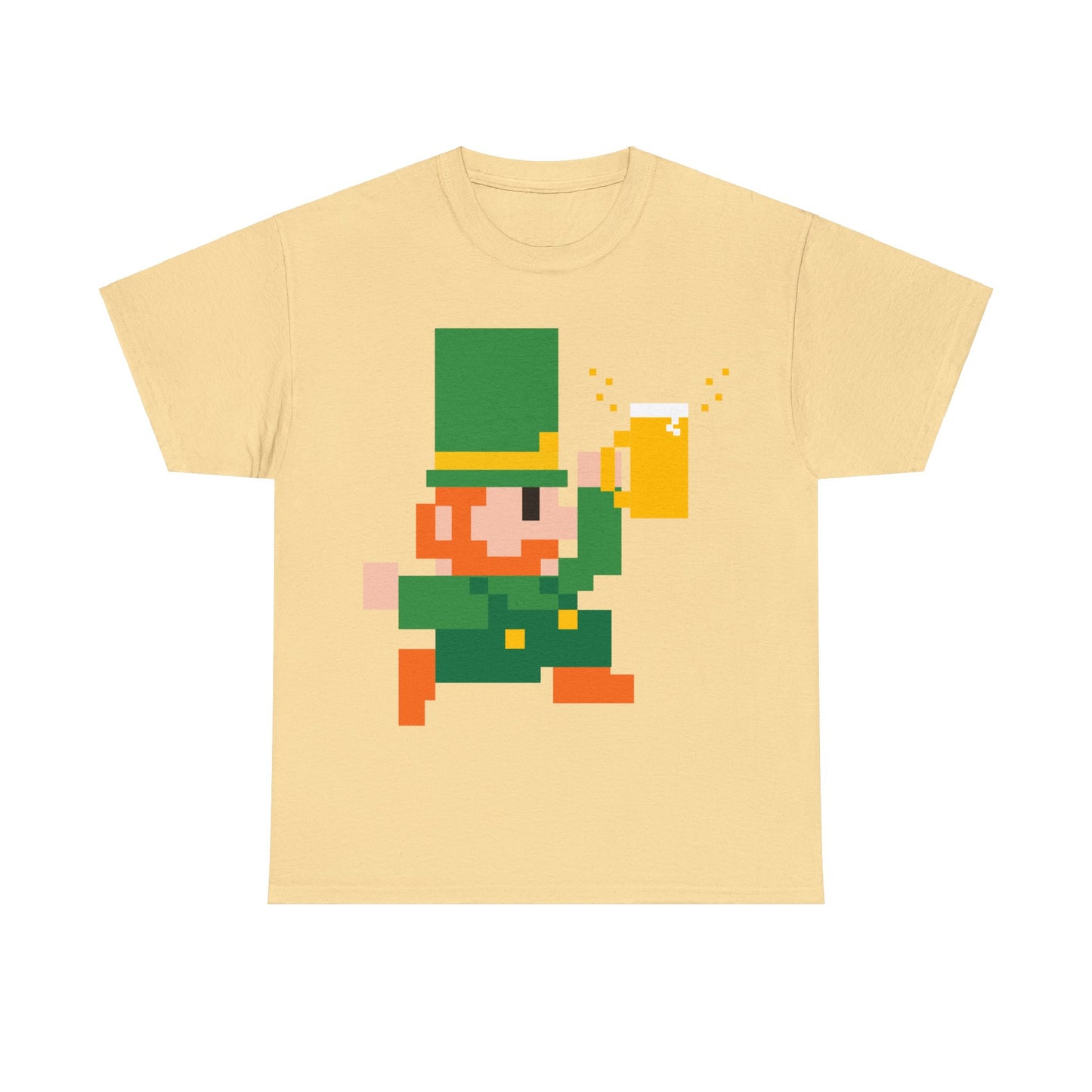 St. Patrick's Day Leprechaun Unisex Heavy Cotton Tee