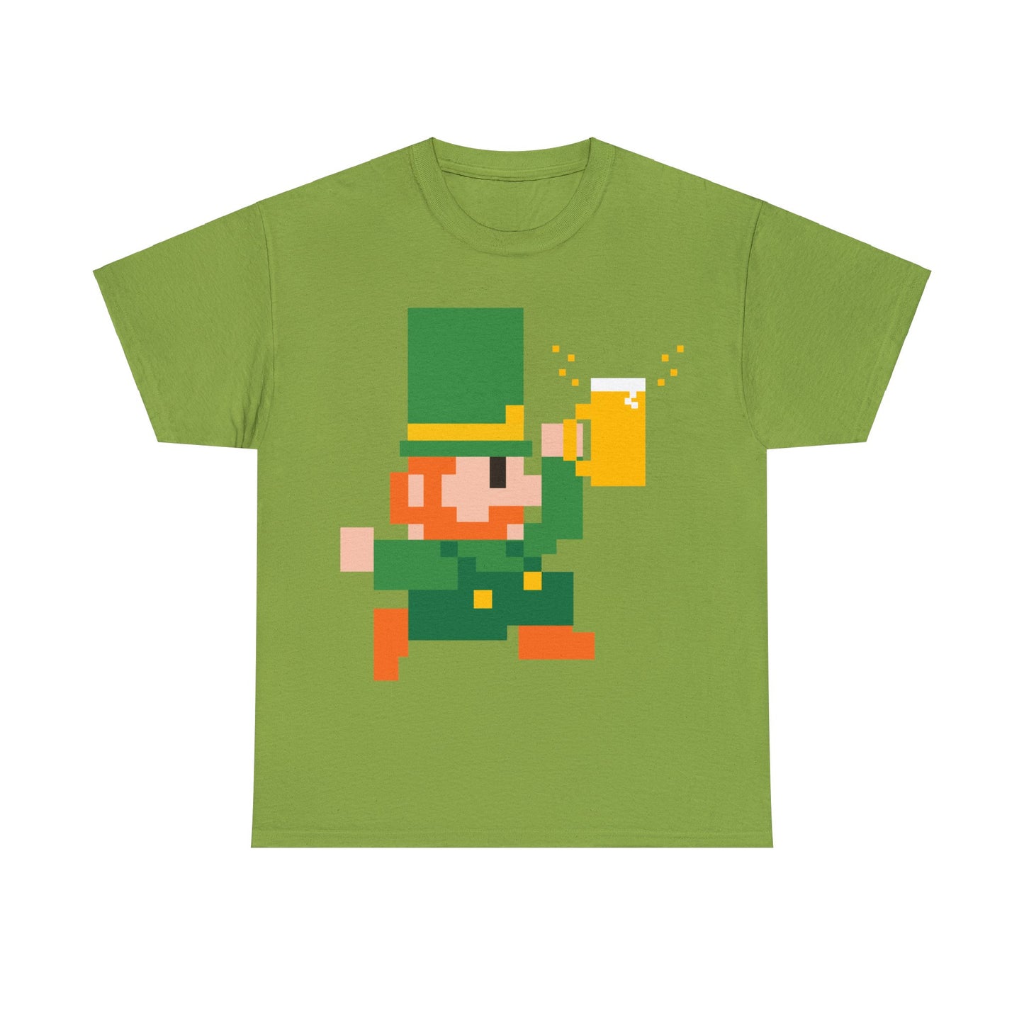 St. Patrick's Day Leprechaun Unisex Heavy Cotton Tee